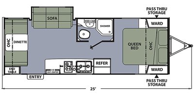 2019 Coachmen Apex Nano 213RDS floorplan