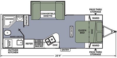 2019 Coachmen Apex Ultra Lite 215RBK floorplan