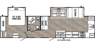 2019 Palomino Puma 31FKRK floorplan