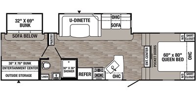 2019 Palomino Puma 295BHSS floorplan