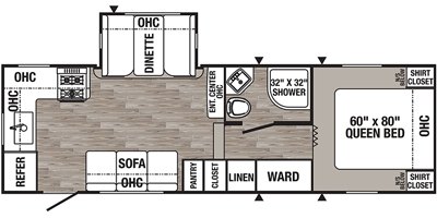 2019 Palomino Puma 255RKS floorplan