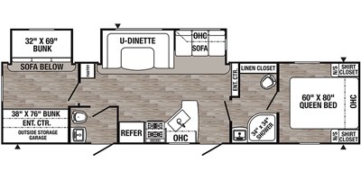 2019 Palomino Puma 32BHDB floorplan