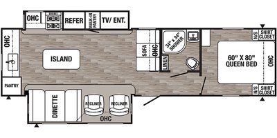 2019 Palomino Puma 31RKSS floorplan