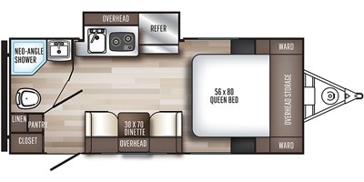 2019 Palomino PaloMini 182 SK floorplan