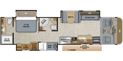 2019 Jayco Precept 36A floorplan