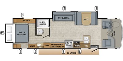 2019 Jayco Greyhawk 30Z floorplan