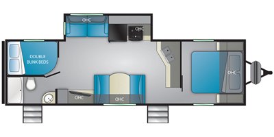 2019 Heartland Prowler Lynx 29 LX floorplan