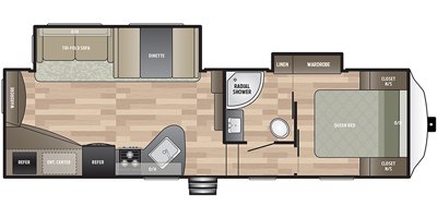 2019 Keystone Springdale (All Regions) 272FWRE floorplan