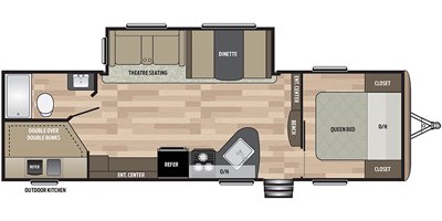 2019 Keystone Springdale (East) 270BH floorplan