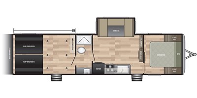 2019 Keystone Springdale (East) 32TH floorplan