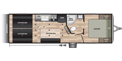 2019 Keystone Springdale (East) 27TH floorplan