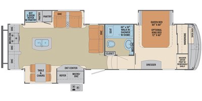 2019 Palomino Columbus Compass 297RKC floorplan