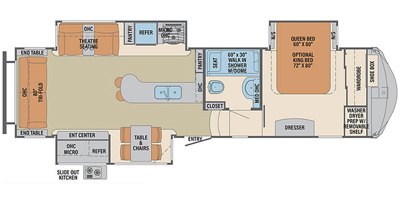 2019 Palomino Columbus 298RL floorplan