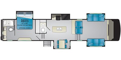 2019 Heartland Milestone 379FLML floorplan