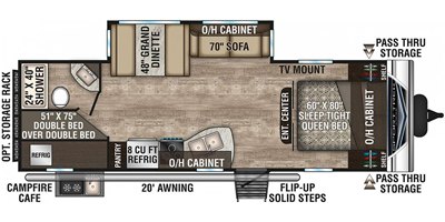 2019 Venture SportTrek ST270VBH floorplan