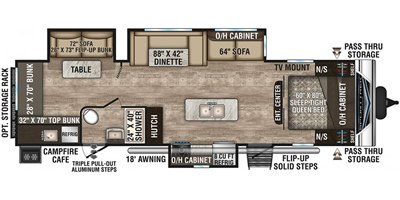 2019 Venture SportTrek ST320VIK floorplan