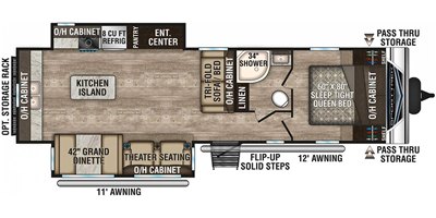 2019 Venture SportTrek ST312VRK floorplan