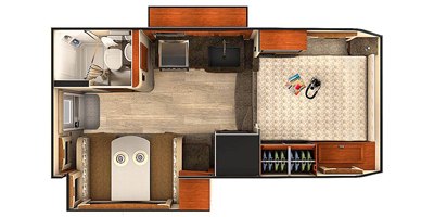 2019 Lance Truck Camper Long Bed 1062 floorplan