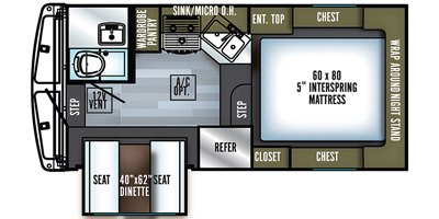 2019 Palomino Backpack Edition HS-2902 floorplan