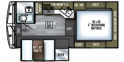 2019 Palomino Backpack Edition HS-2910 floorplan