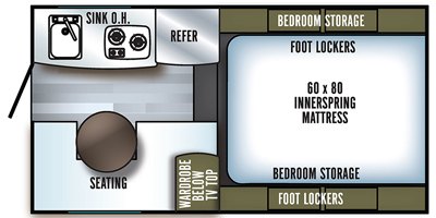 2019 Palomino Backpack Edition SS-550 floorplan