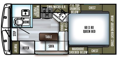 2019 Palomino Backpack Edition HS-2901 floorplan