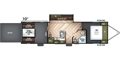 2019 Forest River Vengeance Rogue 31V floorplan