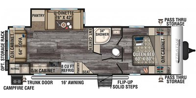 2019 Venture Stratus SR271VRS floorplan