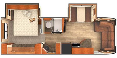 2019 Lance Travel Trailer 2465 floorplan