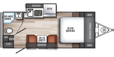 2019 Palomino Real-Lite Mini 182 floorplan