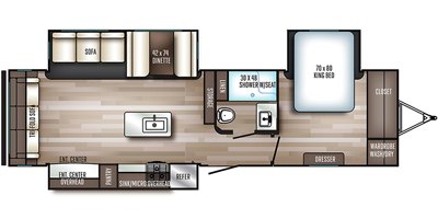 2019 Palomino SolAire Ultra Lite 316 RLTS floorplan