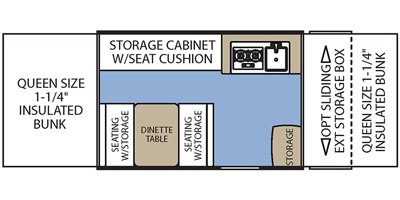 2019 Coachmen Clipper V-Trec V1 floorplan