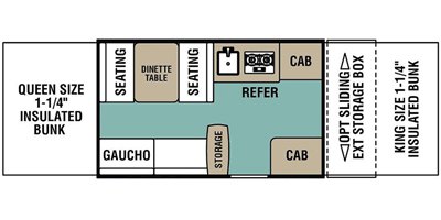 2019 Coachmen Clipper V-Trec V2 floorplan