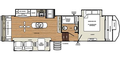 2019 Forest River Sierra 33RLIK floorplan