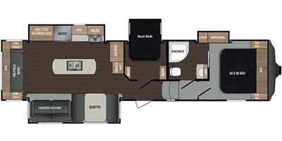 2019 Dutchmen Atlas 3252MBF floorplan