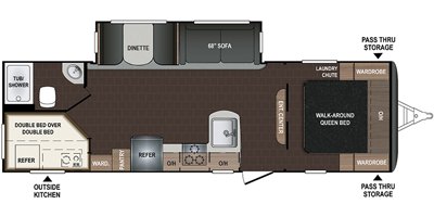 2019 Dutchmen Atlas 2912BH floorplan