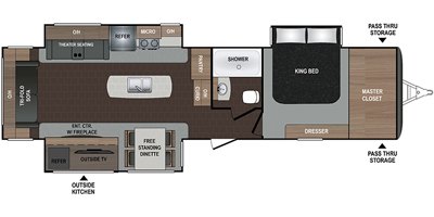 2019 Dutchmen Atlas 3302RL floorplan