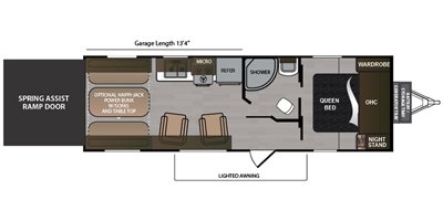 2019 Dutchmen Rubicon 251XLT floorplan