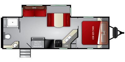 2019 Cruiser RV Embrace Ultra-Lite EL250 floorplan