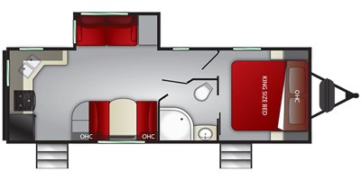 2019 Cruiser RV Embrace Ultra-Lite EL240 floorplan