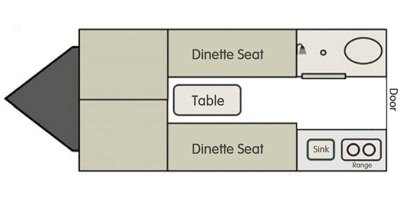 2019 Aliner Ascape ST floorplan