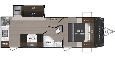 2019 Dutchmen Aspen Trail 2390RKS floorplan