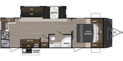 2019 Dutchmen Aspen Trail 2610RKS floorplan