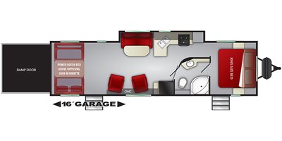 2019 Cruiser RV Stryker ST-2916 floorplan