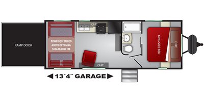 2019 Cruiser RV Stryker ST-2313 floorplan