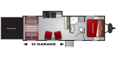 2019 Cruiser RV Stryker ST-2613 floorplan