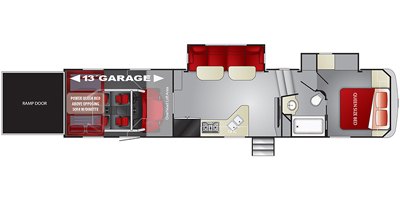 2019 Cruiser RV Stryker STF-3313 floorplan