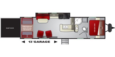 2019 Cruiser RV Stryker ST-3116 floorplan