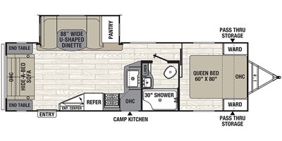 2019 Coachmen Freedom Express Liberty Edition 279RLDSLE floorplan