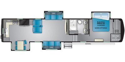 2019 Heartland Big Country BC 3806 RKD floorplan